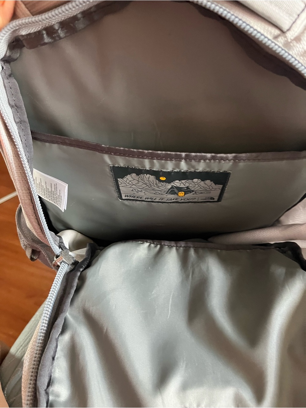 The North Face Jester Backpack – Light Heather Grey Unisex - Picture 5 of 11